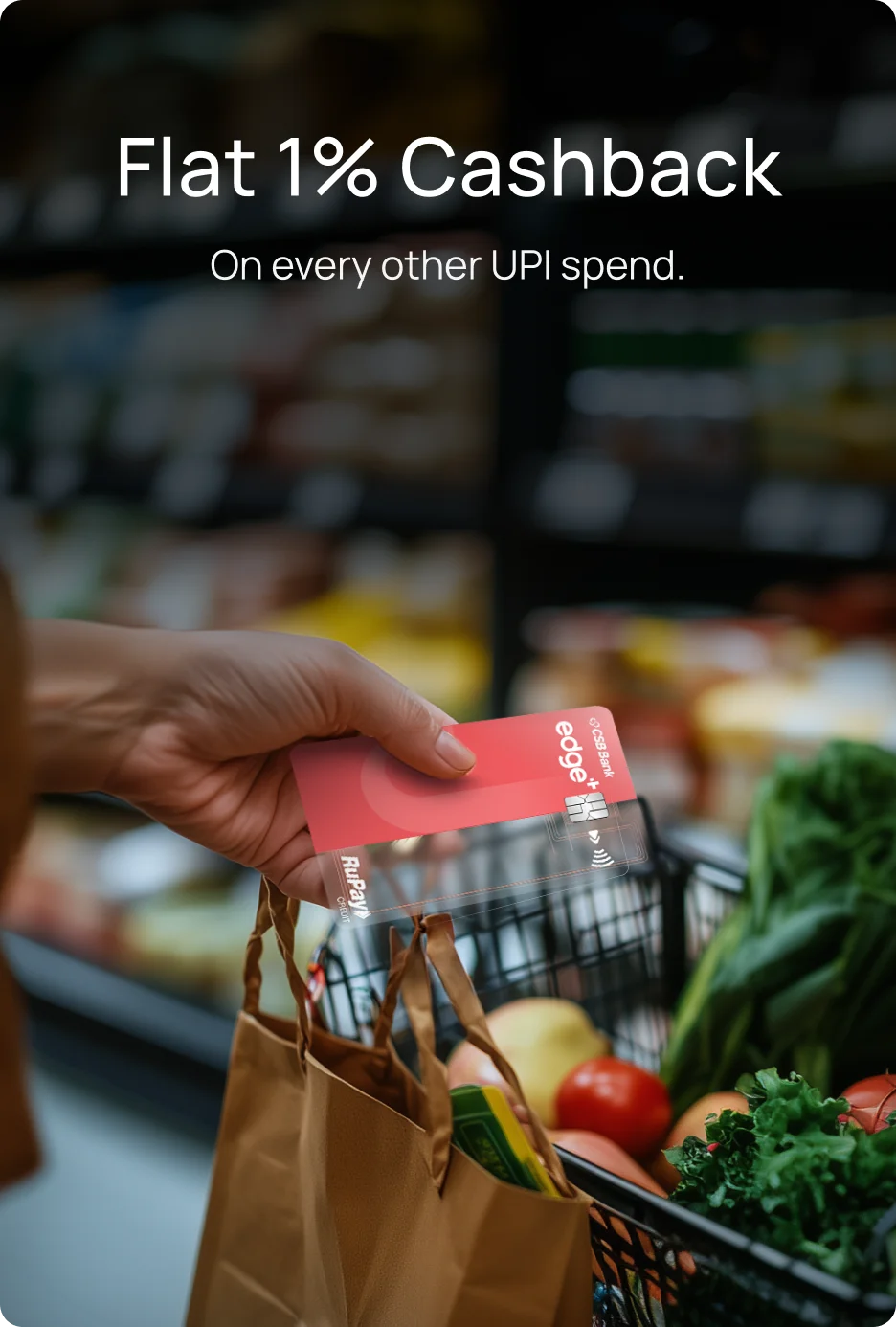 1% cashback on everything else