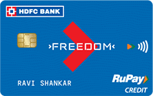 HDFC Freedom RuPay Credit Card