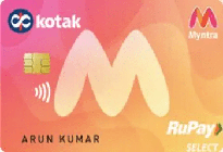 Myntra Kotak RuPay Credit Card