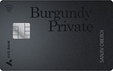 axis bank burgundy private credit card