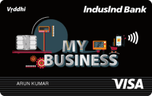 IndusInd Bank Vṛddhi Business Card