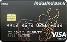Indusind Platinum Aura Credit Card