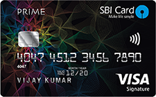 SBI Card PRIME