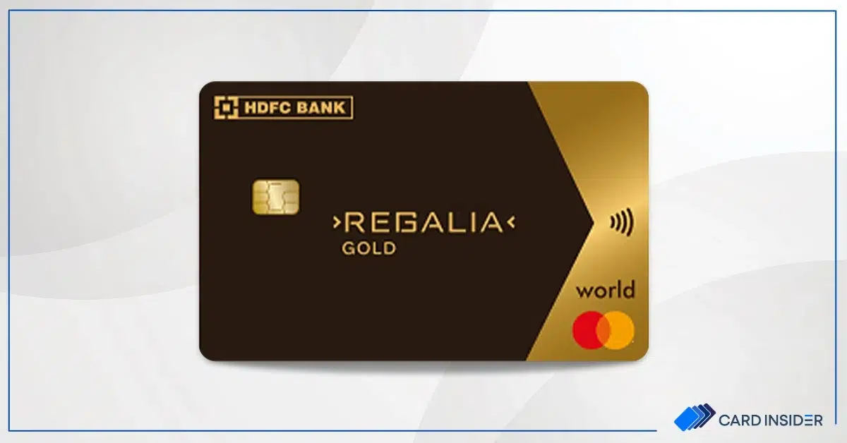 HDFC Regalia Gold Credit Card