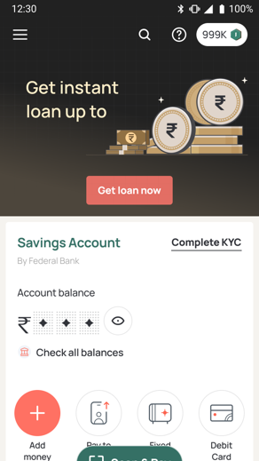 advance salary and personal loan on Jupiter app