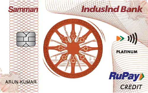 IndusInd Samman RuPay Credit Card