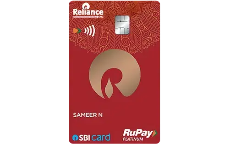 Reliance SBI Platinum RuPay Credit Card